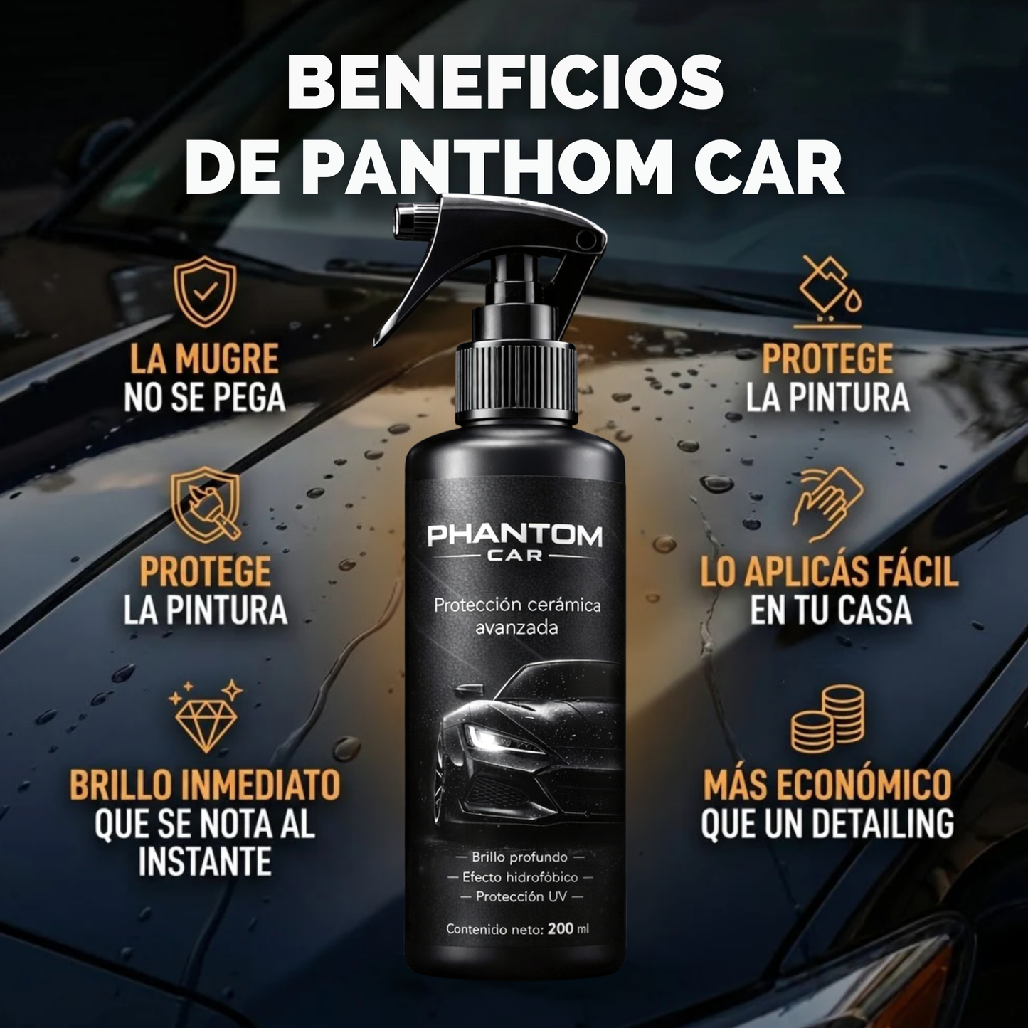 Protección Cerámica Avanzada | PHANTOM CAR