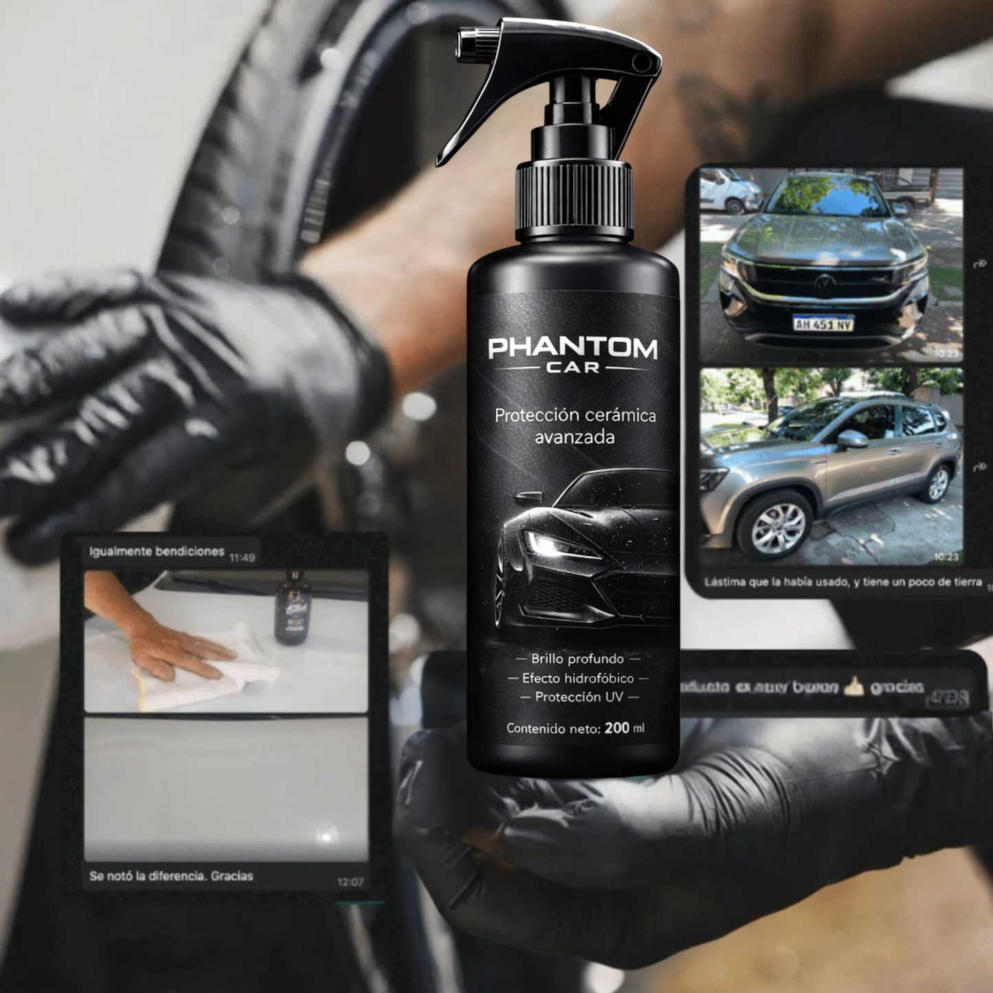 Protección Cerámica Avanzada | PHANTOM CAR