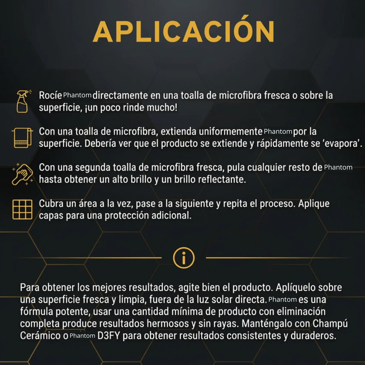 Protección Cerámica Avanzada | PHANTOM CAR